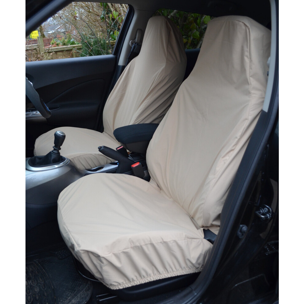 (, Front Pair) Medium Airbag Compatible Universal Car & Van Seat Covers Black 5057605013329