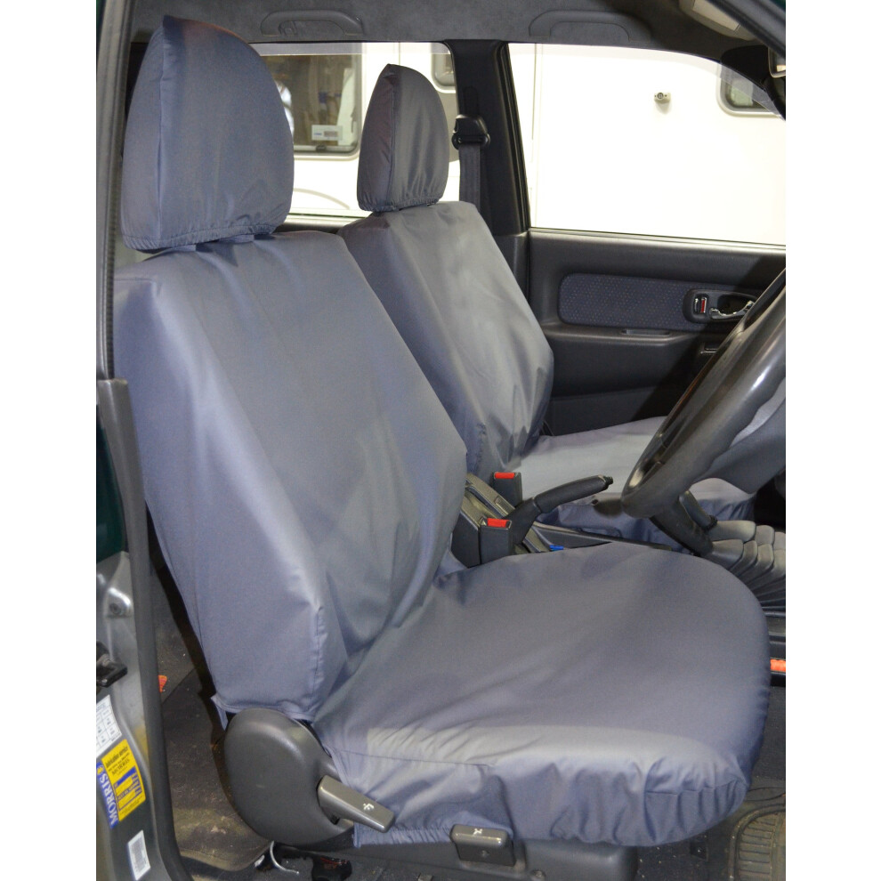 (, Rear Seat) Fits Mitsubishi L200 1996-2006 Seat Covers Black 5057605004976