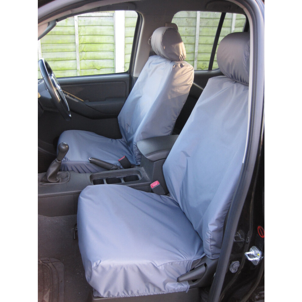( Camouflage, Front Seats) Fits Nissan Navara 2005-2016 Seat Covers Green 5057605005287