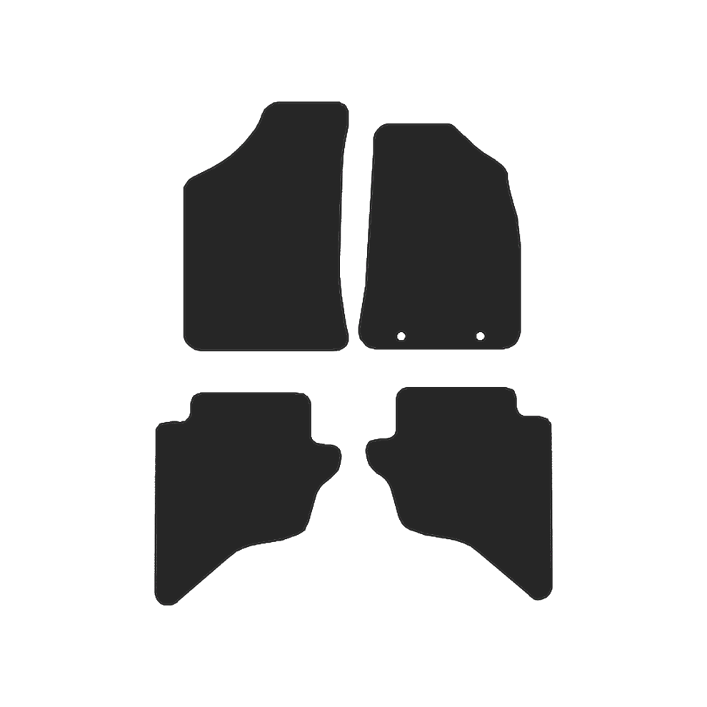 Fits Ford Ranger 1999-2006 Front & Rear Rubber Mats 5057605035468