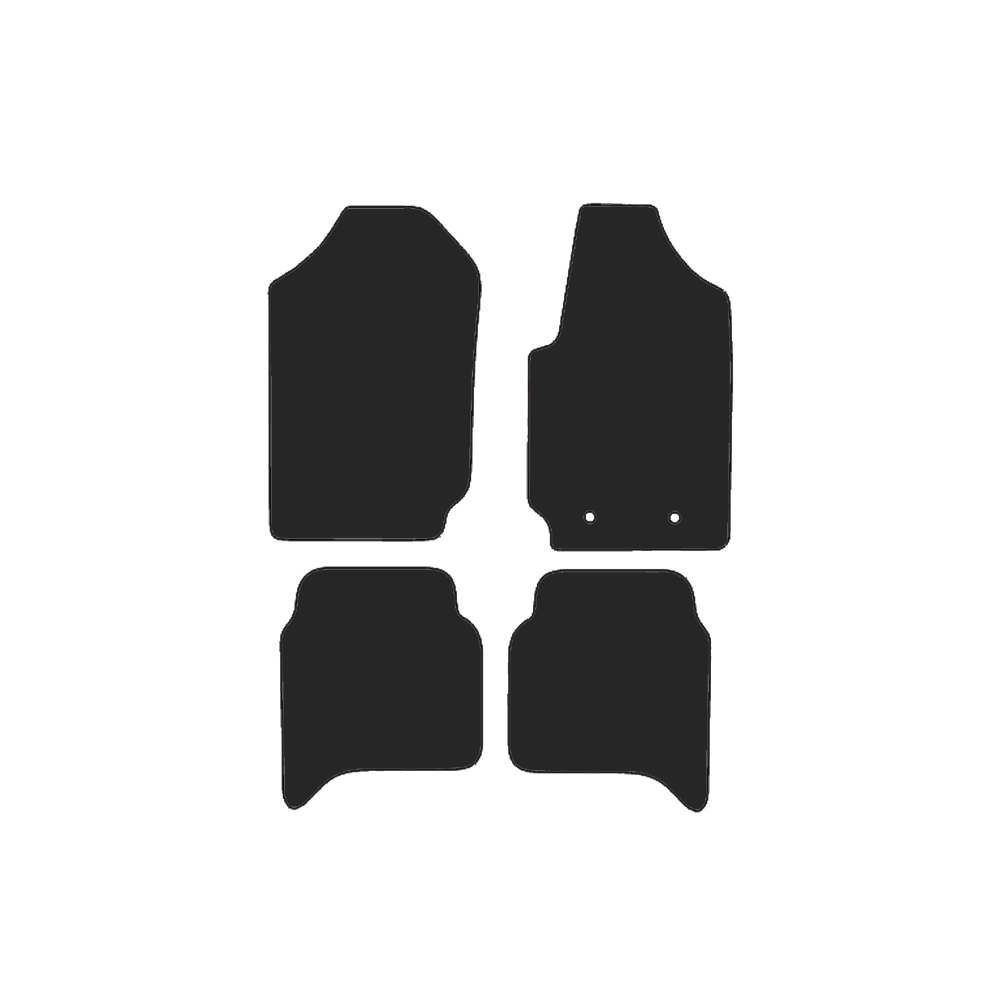 Fits Ford Ranger 2012-2022 Front & Rear Rubber Mats 5057605035482