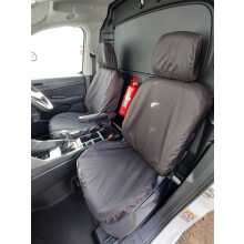 (Grey Camouflage, Rear 3rd Row Pair) Fits VW Volkswagen Caddy 2021+ Seat Covers