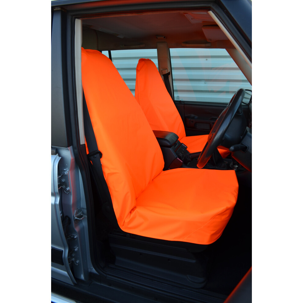(, Front Pair) Small/Standard Universal Car & Van Seat Covers Green 5057605013589