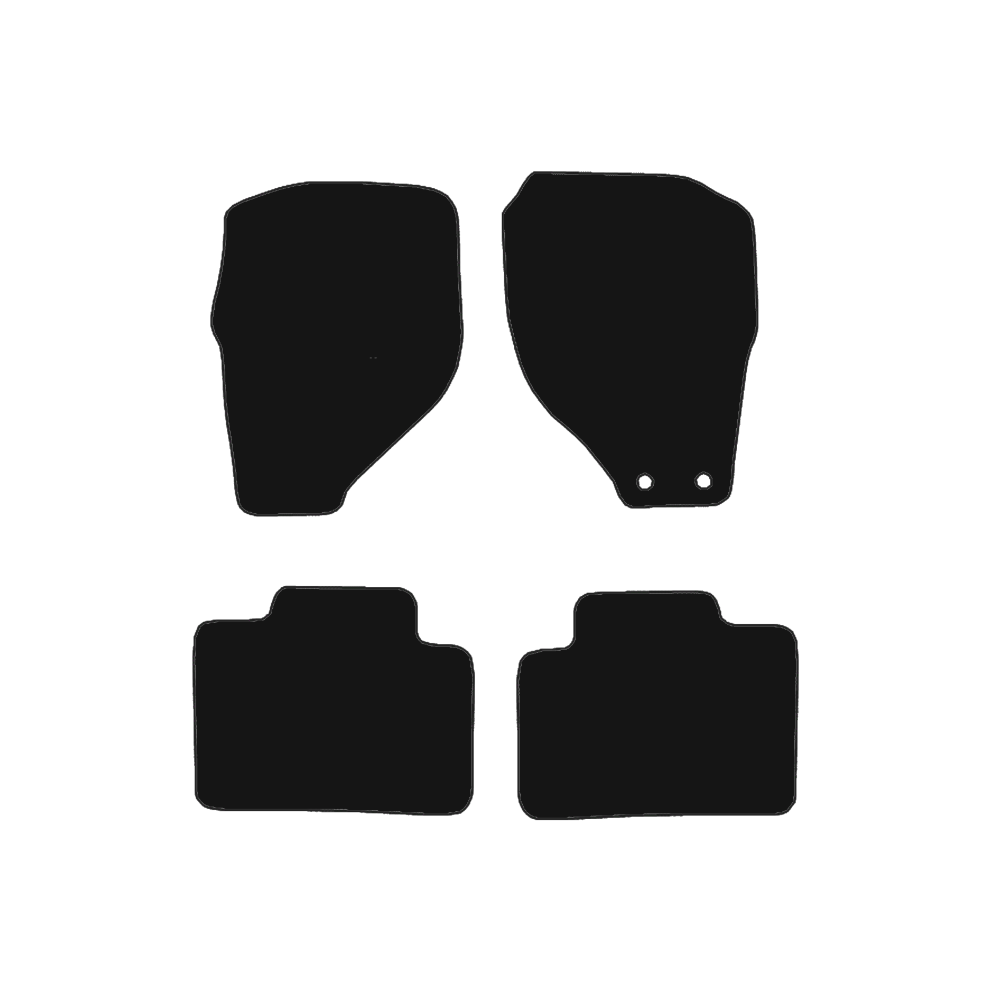 Fits Isuzu Rodeo 2005-2012 Front & Rear Rubber Mats 5057605035864
