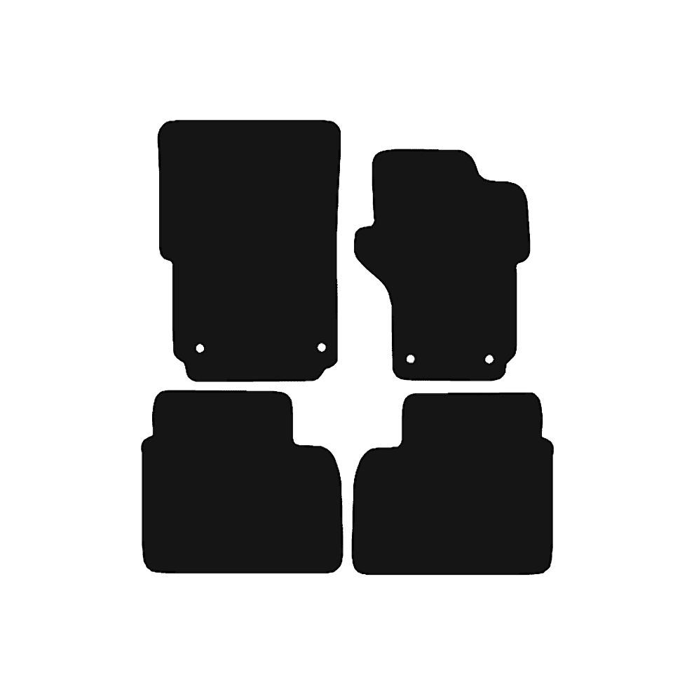 Fits Vw Volkswagen Amarok 2011-2022 Front & Rear Rubber Mats 5057605036861