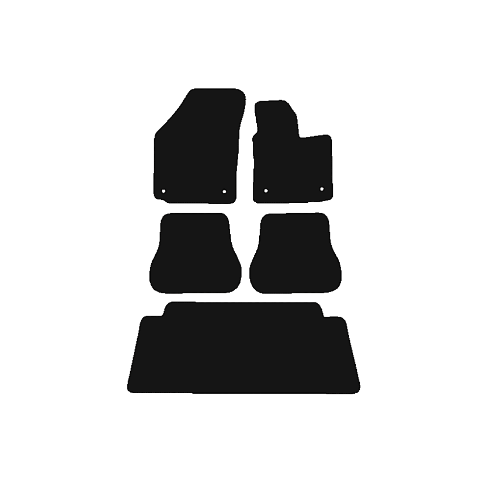 Fits Vw Volkswagen Caddy Maxi Life 2004-2021 Rubber Mats 5057605036892