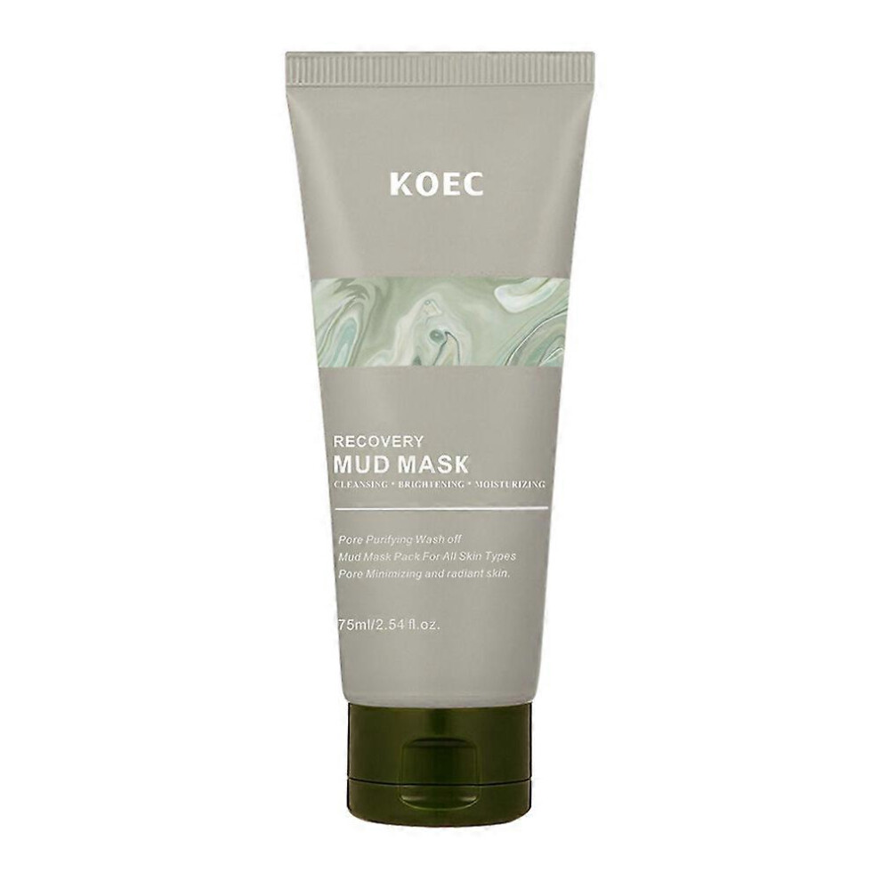 (1Pcs) Relief Mud Mask - Deep Cleansing & Hydrating with Boryeong Mud, Recovery Mud Clay Face Mask, Hydrating Moisturizing Pore Cleanser Mask