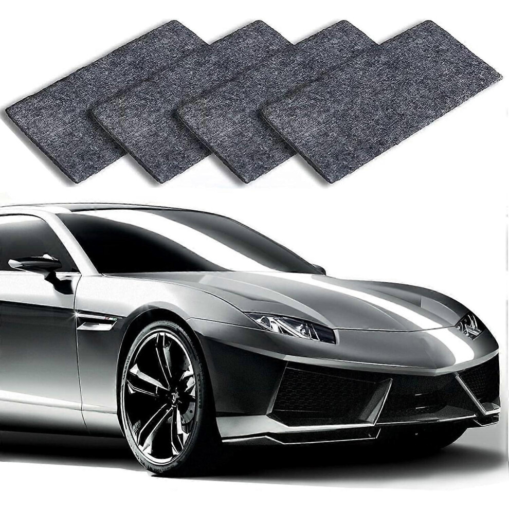 (12 Pcs) Nano Sparkle Cloth Car Scratches Remover 12Pcs,2024 Upgrade Magic Scratch Remover Easily Repair Minor Scratches Paint Residues