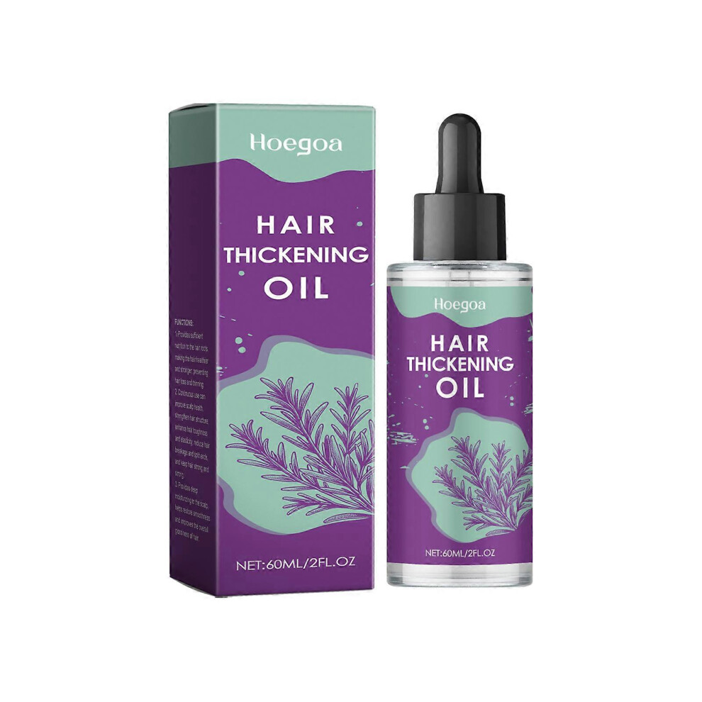 (3PCS) Buds And Blooms Hair Thickening Oil, Natural Hair Growth Oil, Hair Growth Serum, Anti Hair Loss, Moisturizing & Strengthening Silky Hair Oil for Damag