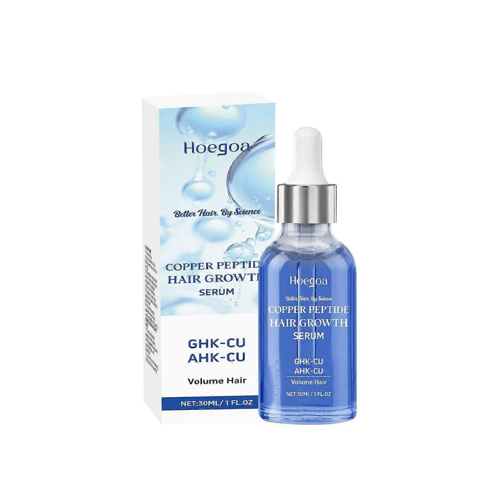 (3PCS) Advanced Copper Peptide Hair Regrowth Formula, Copper Peptide Hair Growth Treatment Serum for Women Men, Copper Peptide Serum for Hair, 30ml