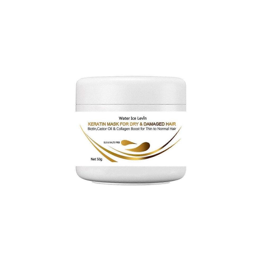 (2PCS) 50g Keratin Hair Mask Deep Conditioner, Collagen Hair Treatment Deep Repair Conditioning, Collagen Hair Mask Essence for Thin, Dry and Damaged Hair