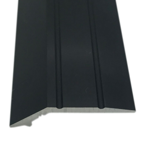 Royale (3ft, Black) Angle Edge 7mm Trim Threshold Bar 3ft or 9ft