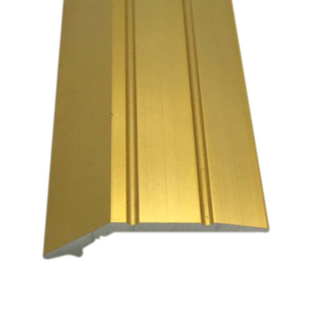 (9ft, Gold) Angle Edge 7mm Trim Threshold Bar 3ft or 9ft
