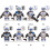 16PCS Star Wars Clone Wars Jesse Rex Echo  Fit Lego 3