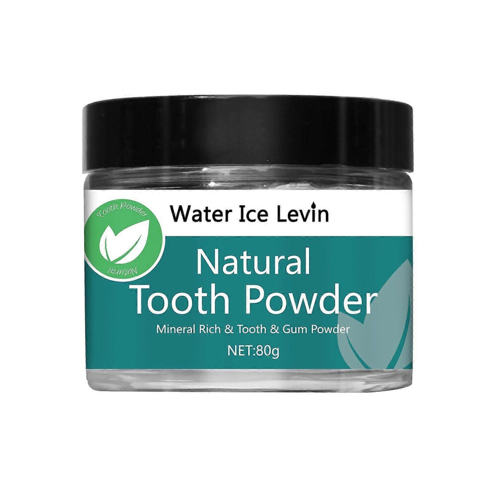(1pcs) 80g Natural Tooth Powder, Remineralizing Teeth Whitening Powder, Teeth Cleaning Powder, Toothpaste Power - Breath Freshener, Refreshing Mint Flavor