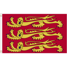(5' x 3' - 150cm x 90cm) Old England Richard the Lionheart Polyester Flag