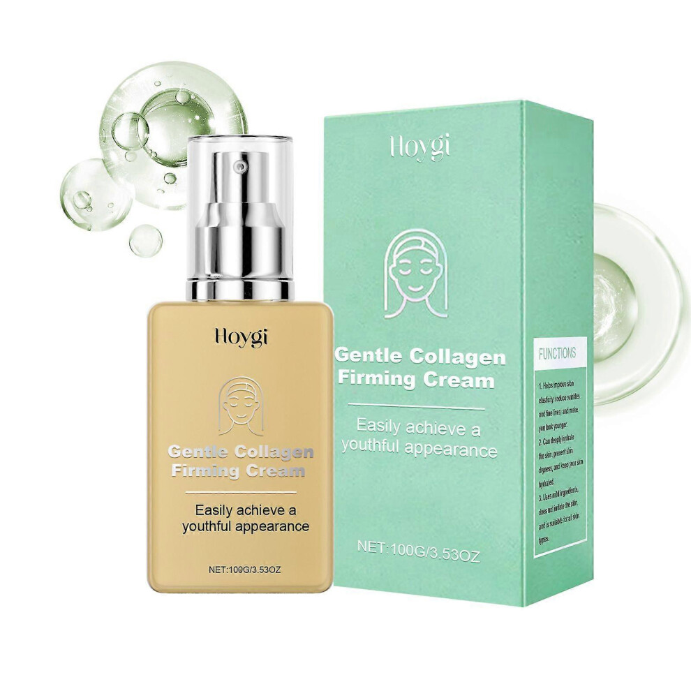 (1Pcs) Gentle Collagen Firming Cream, Collagen Body Firming Anti-Wrinkle Cream, Anti-Aging Moisturizer with Collagen, Skin Tightening Cream