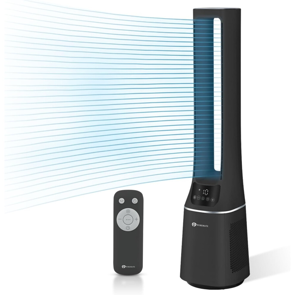 PureMate 2-in-1 Bladeless Tower Fan & Air Purifier