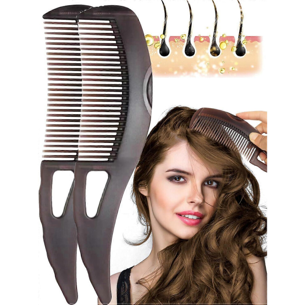 (2 Pcs) Dandruff Comb, Energy Massage Comb, Hair Dressing Comb, A Fun and Relaxing Comb for Dandruff and Dirt Removal