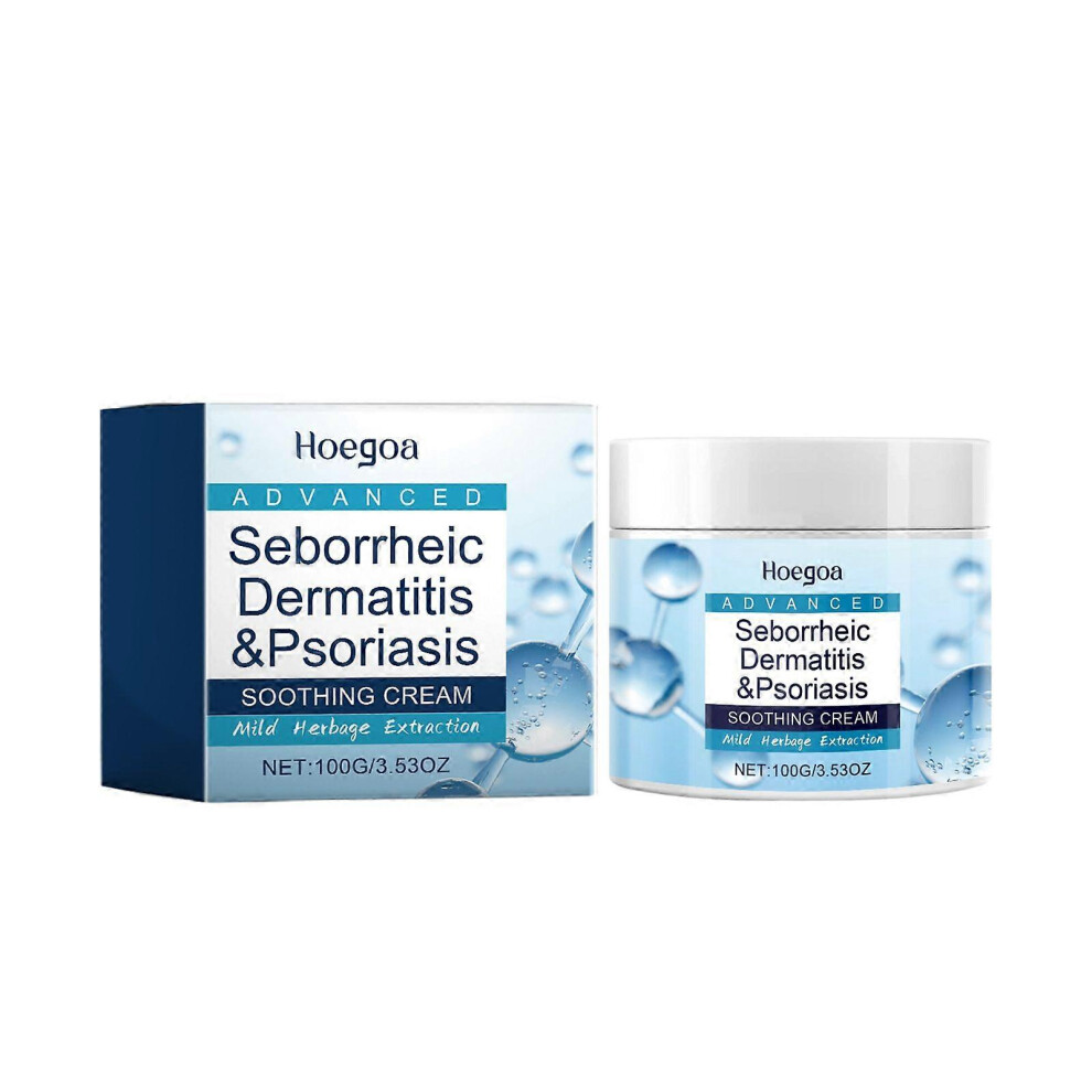 (2PCS) Seborrheic Dermatitis Cream, Psoriasis Cream, Scalp Relief for Psoriasis, Folliculitis, Dry Scalp, Dandruff, Seborrheic Dermatitis, Anti-Itch Cream, S
