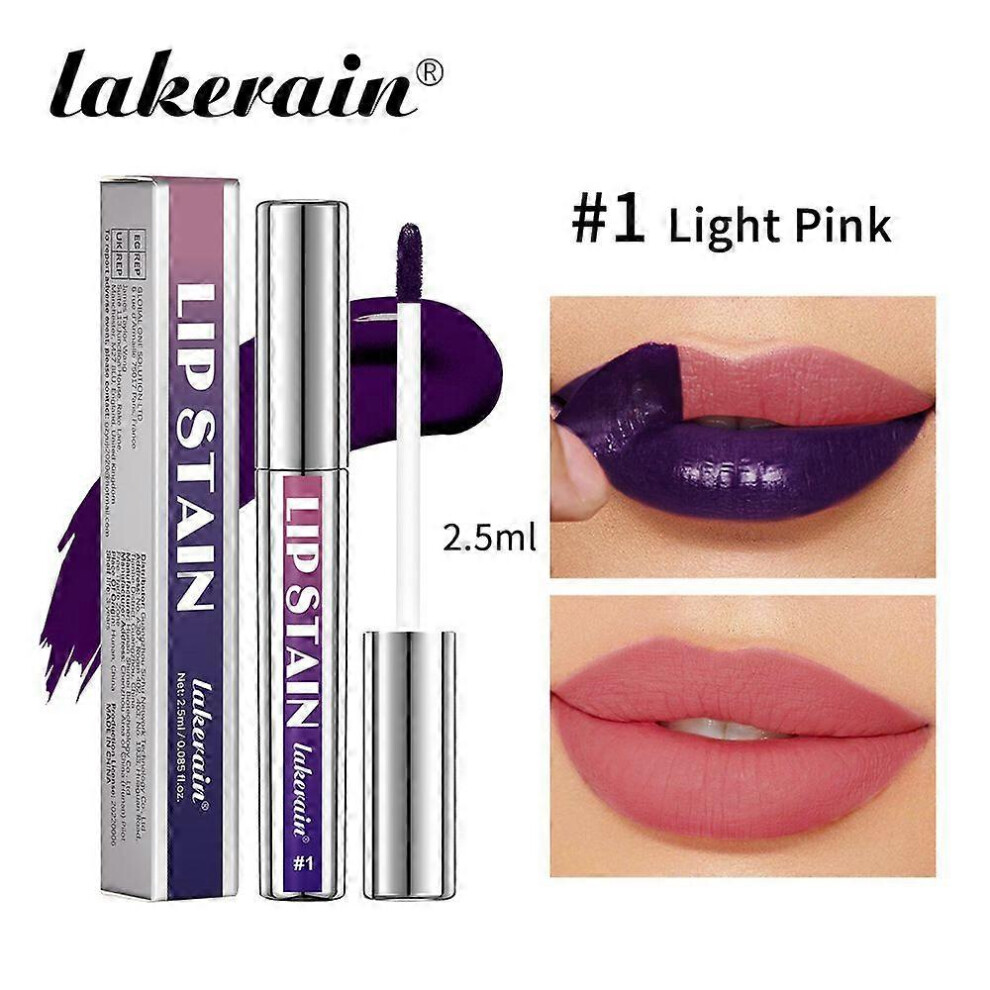 (K1) Peel Off Lip Stain, Tattoo Magic Colour Matte Nude Lip Gloss, Durable Waterproof Peel Off Lip Liner, Non-Stick Cup Liquid Lipstick Lip Stain for Women