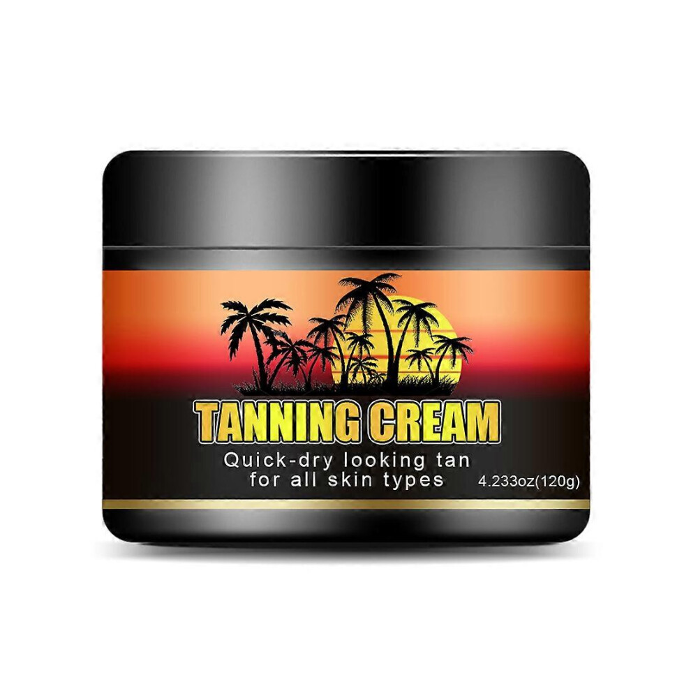 (3pcs) Self Tanning Cream - Intensive Self Tanner for Natural Looking Glow - Accelerator Tanning Cream for Sunbeds & Outdoor Sun - Brown Tanning Gel Cream Br