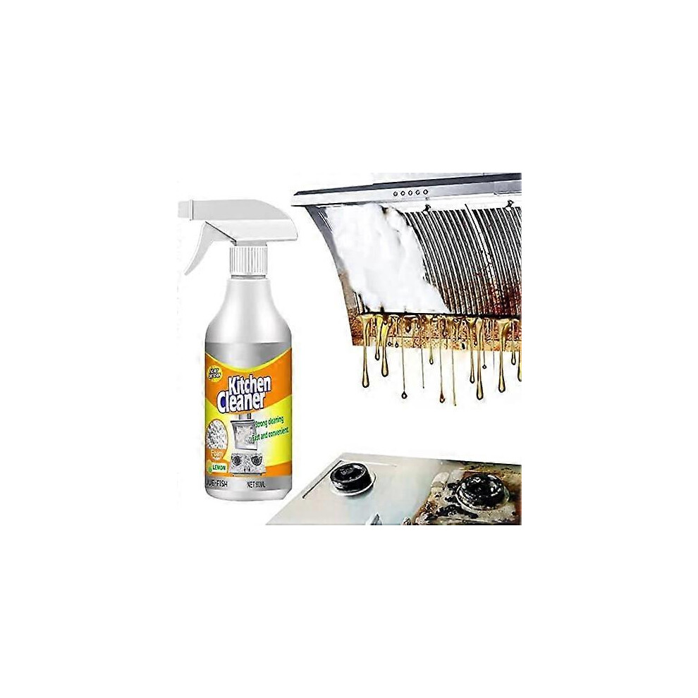 (1 Pcs) All-purpose Kitchen Pots and Pan Cleaner, Multipurpose Foam Cleaner Spray, Kitchen Bubble Cleaner Spray, Kitchen Grease Cleane