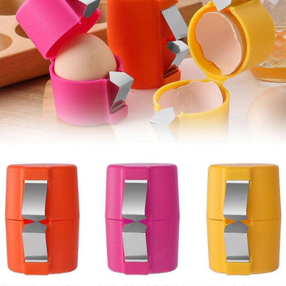 3PCS Egg Shell Opener, 2025 New Egg Cracker Tool for Raw Eggs, Handheld Eggs Breaker Multifunctional Egg Cutter Egg Cracker and Separator-image-OPC-PGJ69RP-NEW