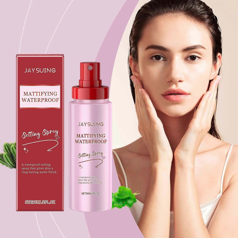 (3PCS) Matte Setting Spray, Natural Long lasting Setting Makeup Spray, Waterproof Sweatproof Lightweight Oil-Control Setting Spray, Moisturizing, Fresh