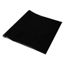 (90cm, 10m) MATT BLACK sticky back plastic vinyl wrap film
