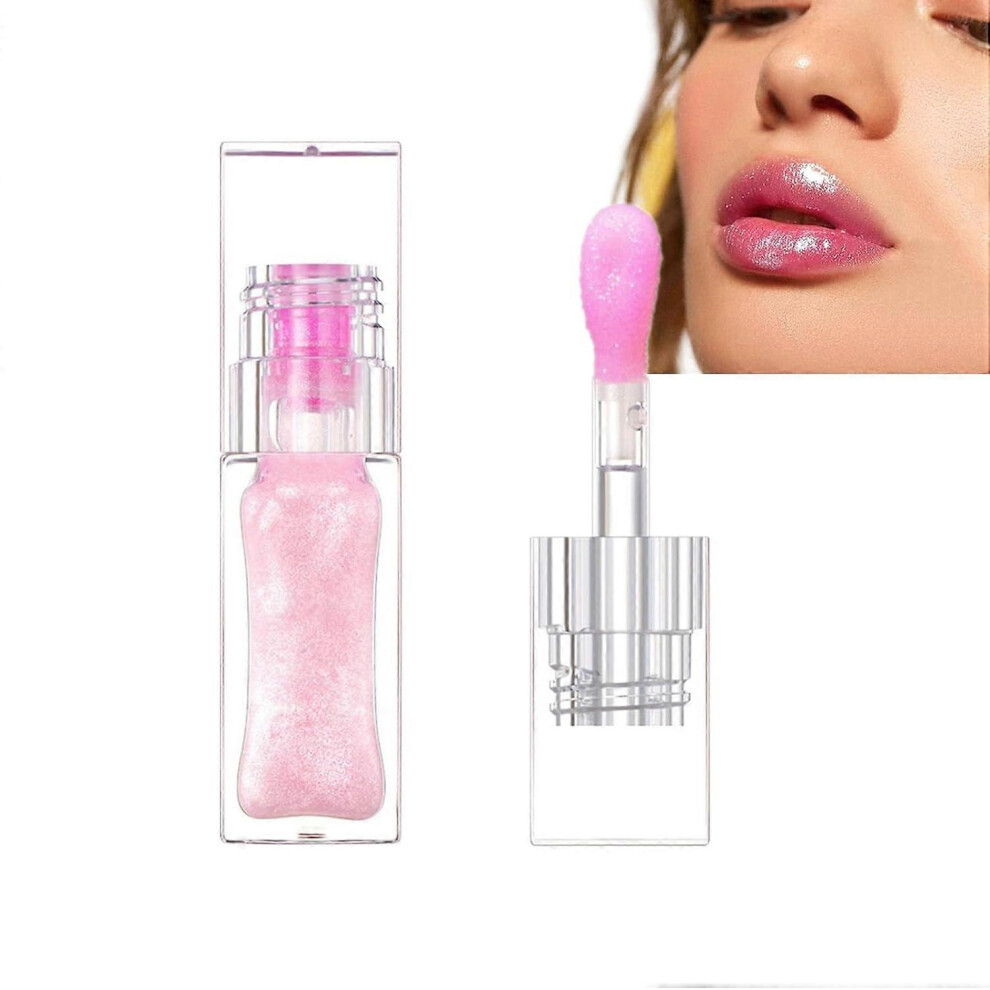 (1 Pcs) Color Changing Lip Oil, Magic Color Changing Lip Oil V2, Moisturizing Transparent Plumping Lip Glow Care Oil