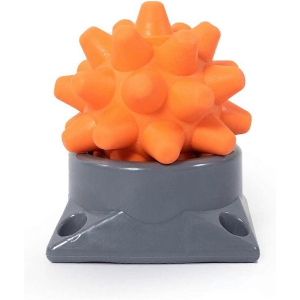 (orange) Trigger Point Pusher Massage Ball,Spiky Massage Balls for Foot/Back/Muscles Spiky Hard Massage Balls,Deep Tissue Myofascial Release