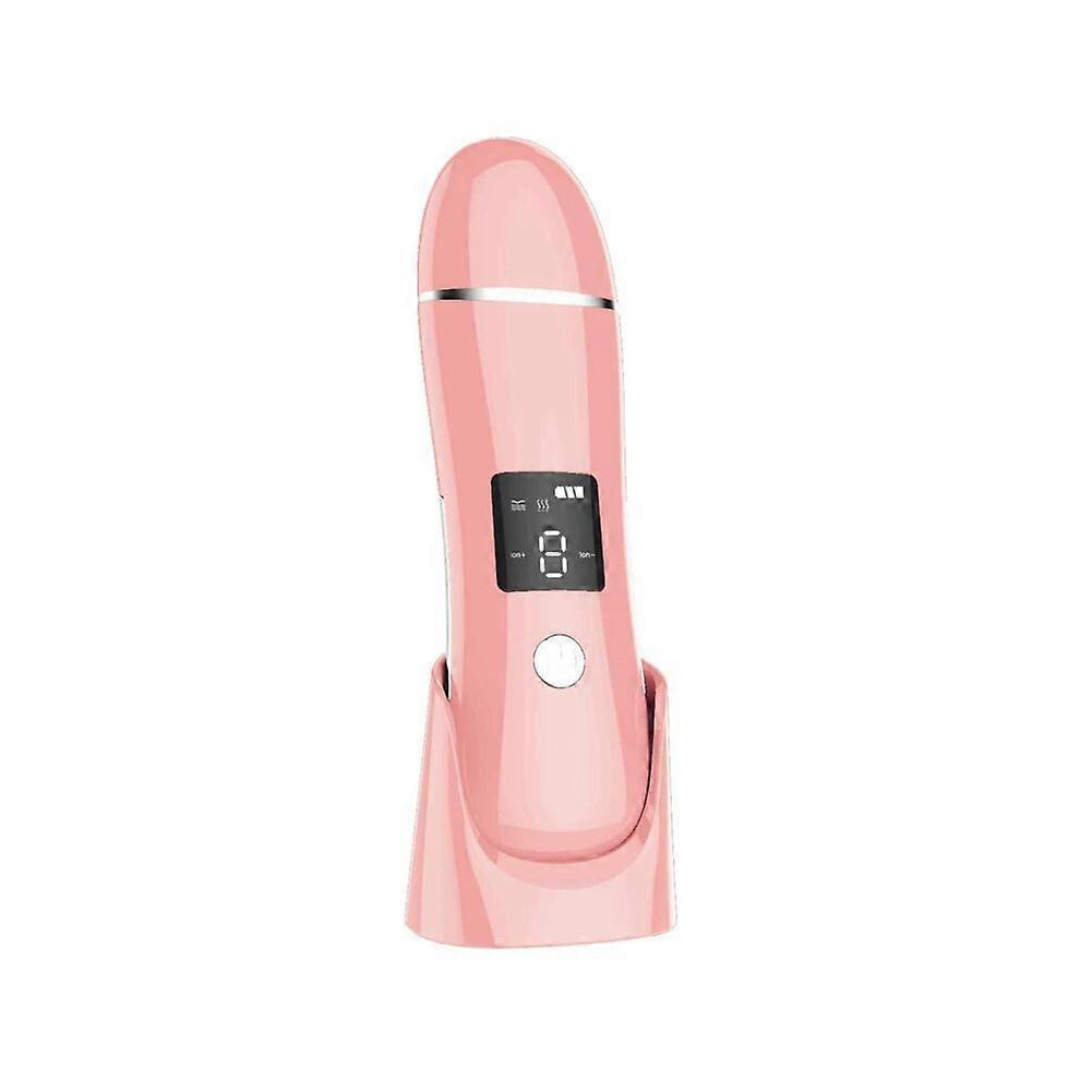 (Pink) Skin Scrubber Face Spatula Skin Spatula Pore Cleaner Blackhead Remover with 4 Modes,Pore Cleaner Face Spatula for Deep Cleaning