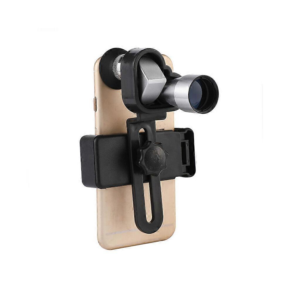 (with phone clip) Mini Monocular Telescope, 8X20MM Portable Adjustable Pocket Telescope for Outdoor Camping Sports Hiking Bird Watching