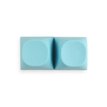 (Blue)2Pcs Key Cap Non-fading Anti-skidding Modified Mechanical Gaming Keyboard DIY MA Height Key Cap for Gamers