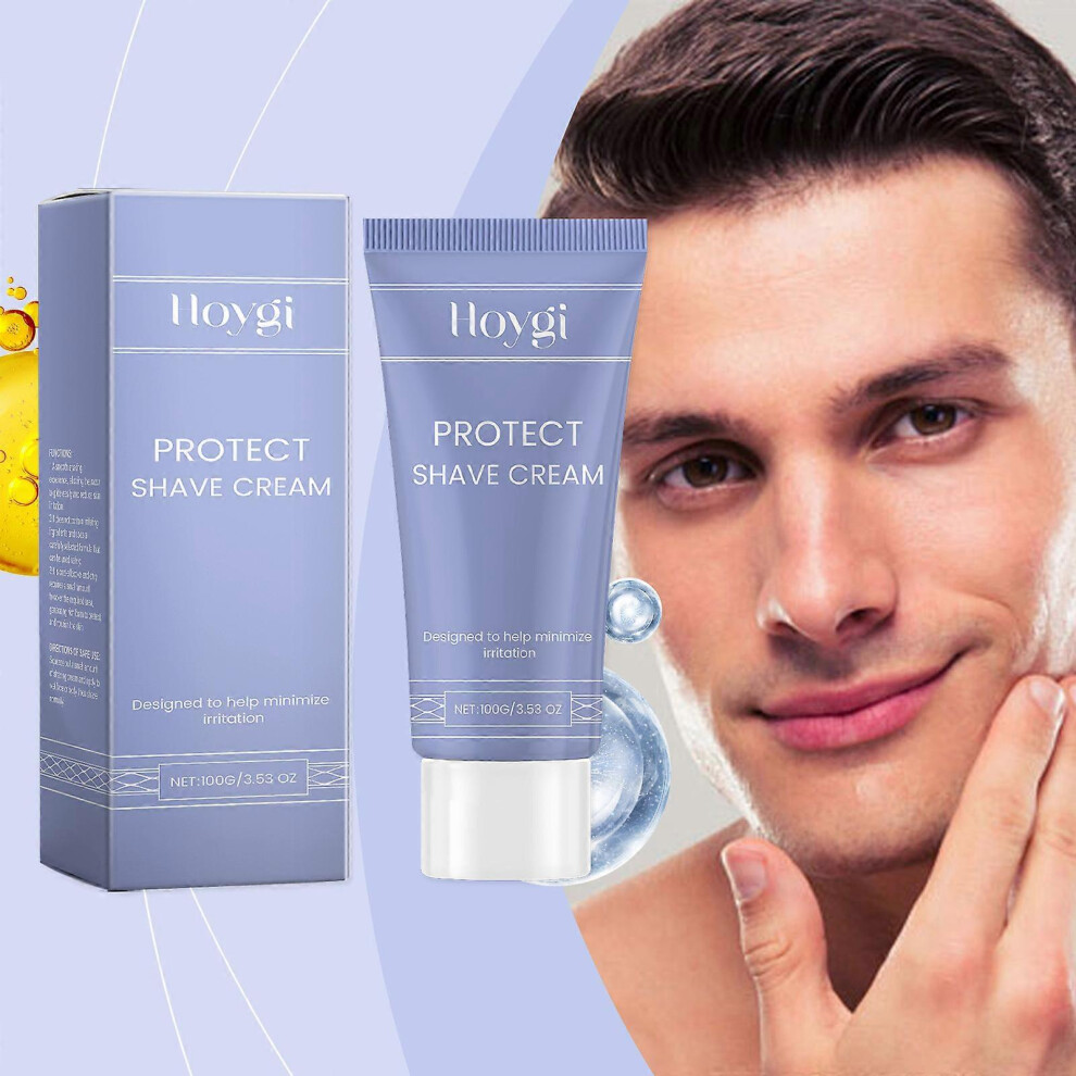 (1PCS) Shaving Shave Cream For Men - Formulated Safe For Sensitive Skin - Rich, Nourishing Foam Protects Against Irritation, Cuts, Razor Burns
