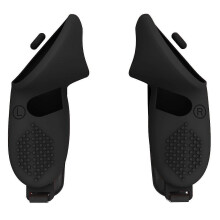 (Black)Silicone Protective Case for Meta Quest 3 Touch Controller Dustproof Anti-Slip Grip Handle Cover VR Accesories