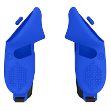 (Blue)Silicone Protective Case for Meta Quest 3 Touch Controller Dustproof Anti-Slip Grip Handle Cover VR Accesories