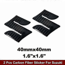 (3D Carbon)For Suzuki Vehicle Decals Metal Logo Motorcycle Decal Tank Emblem