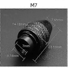 (M7x0.75)1pc keyless drill chuck for dremel Rotary Tools dremel Accessories 0.5-3.2mm mini drill chucks adapter for flexible drill shaft