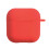 (Red)Dustproof Soft Silicone Wireless Bluetooth-compatible Earphones Case Protective Cover for Airpods Pro 4 1