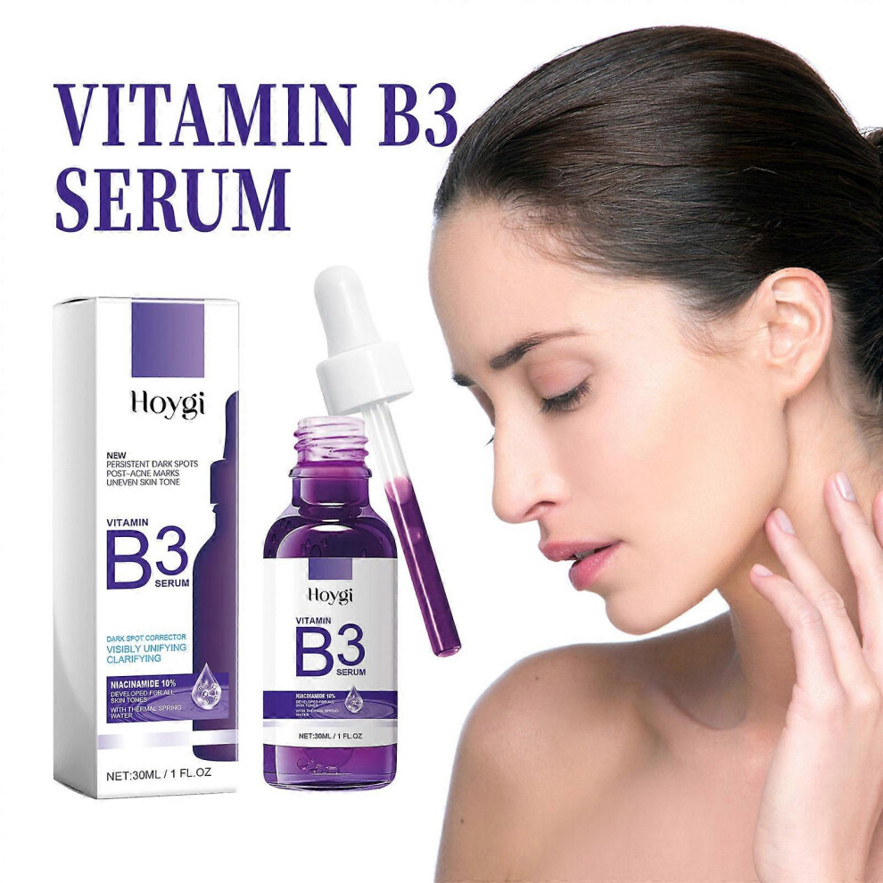 (2 Pcs) B3 Serum, Dark Spot Corrector With Anti-Aging Melasyl 10% Niacinamide, Discoloration Correcting Serum for Sun Spots, Age Spots & Post-Acne Marks, Long