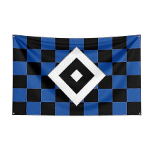 (A,90 x 150cm)3x5 Hamburger Sv Flag Polyester Printed Racing Sport Banner For Decor