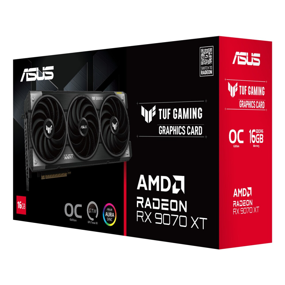 ASUS TUF Gaming Radeon RX 9070 XT OC Edition Grafikkarte 16GB GDDR6 3xDP 1xHDMI - Image 8