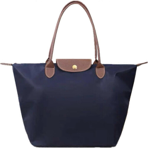 (Marino)Women's Classic Top Handle Nylon Foldable Handbag, Size 42*27*19CM 2