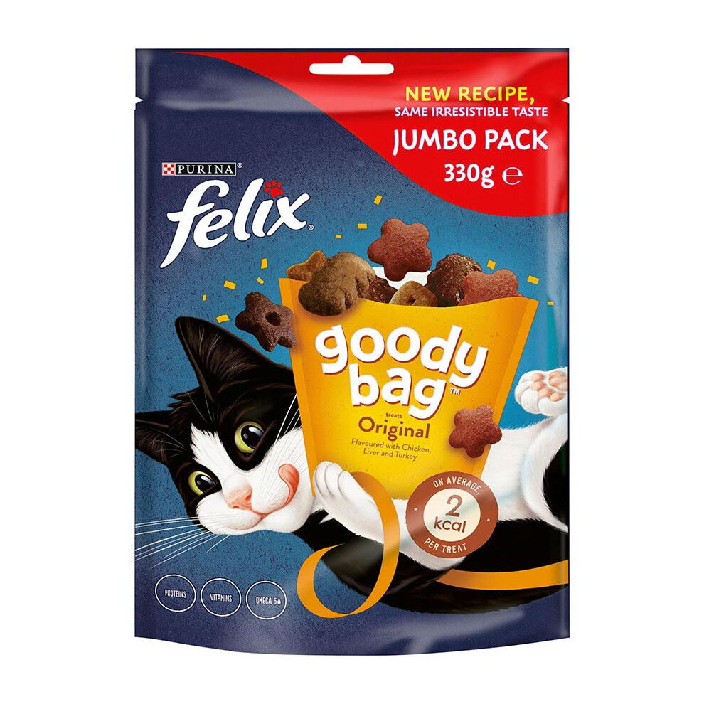 Felix Goody Bag Jumbo Pack Original Mix ( 330g Ã 5 )-image-OPC-PGJ6GP5-NEW