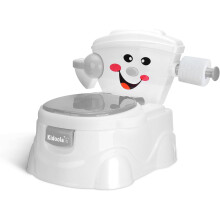 KIDOOLA Grey Kids Portable Potty Training Toilet Seat with Splash Guard