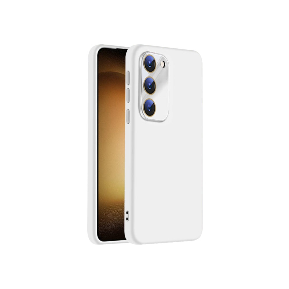 Photos - Case  Nano Lens Cover Liquid Silicone Samsung Galaxy Phone (White, For Samsung Galaxy S23 5G)