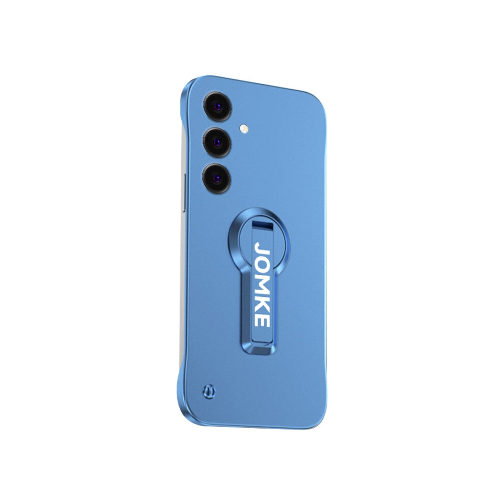 Photos - Case  Baking Varnish 360 Rotate Holder No Frame PC Samsung Galaxy Phone (Blue, For Samsung Galaxy S24 5G)