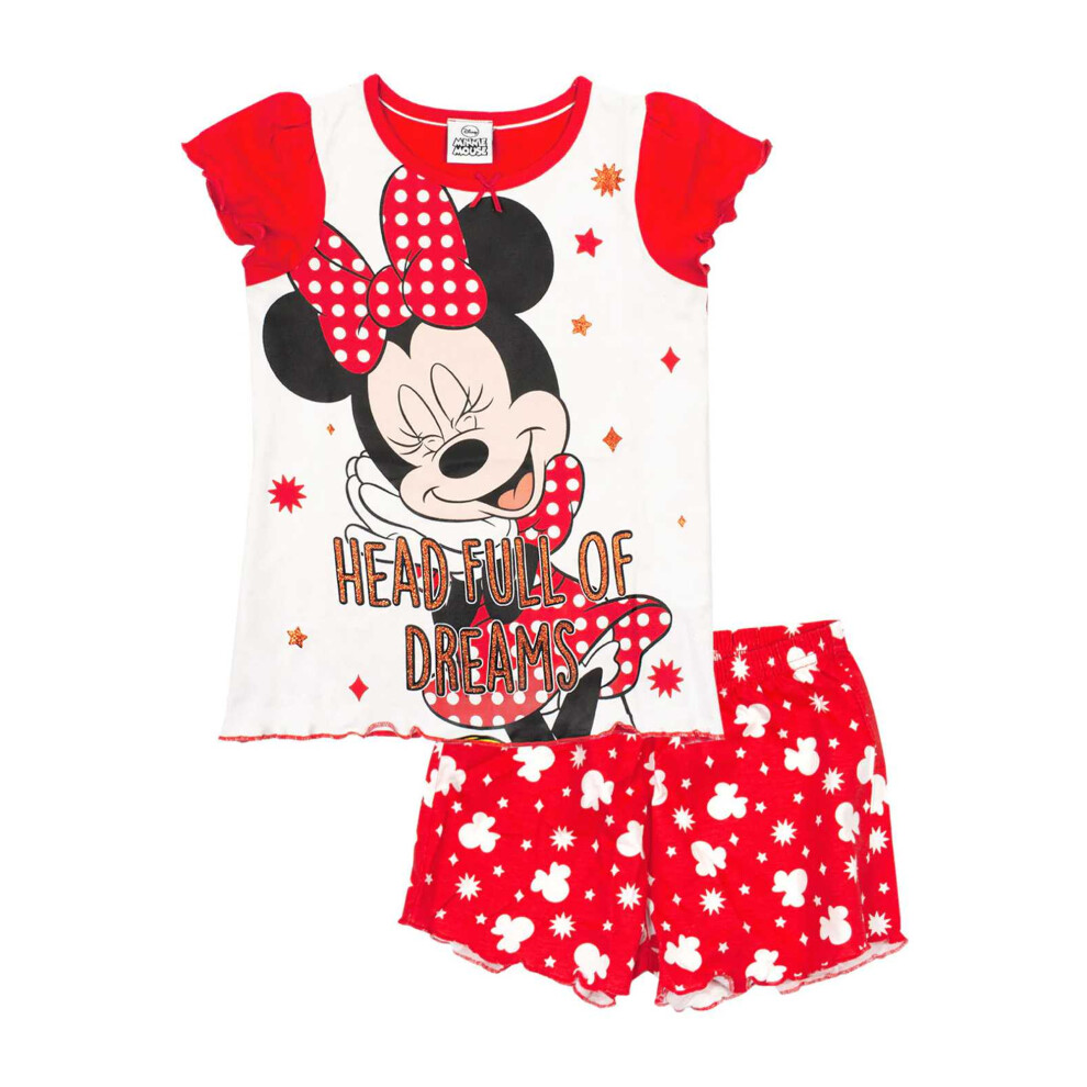Disney Girls Minnie Mouse Short Pyjama Set